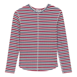 FYI STRIPE V NECK TOP