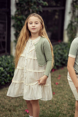CLO LACE DETAIL WOVEN JUMPER