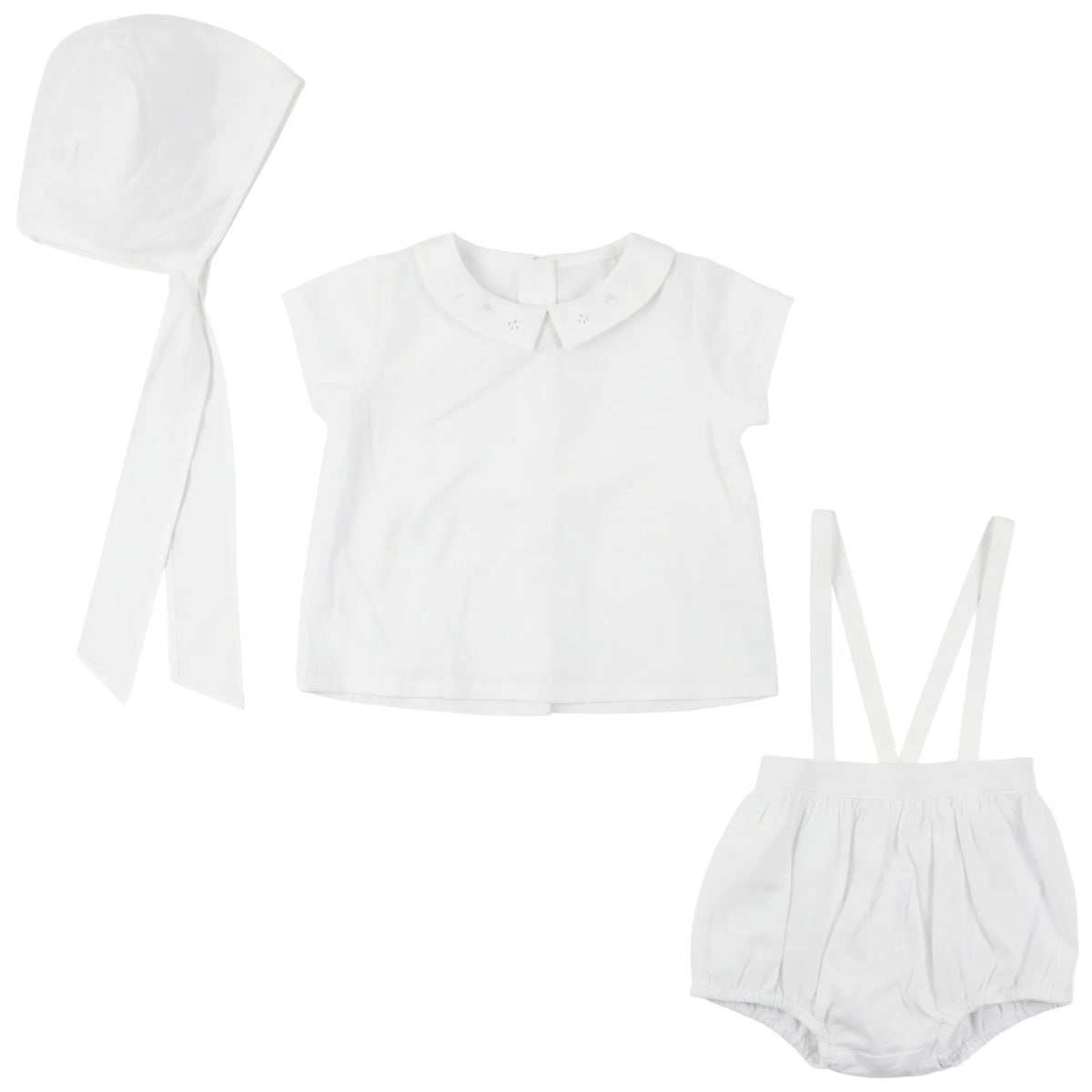 LITTLE FRAGILE 2PC TOP WITH OVERALL SET