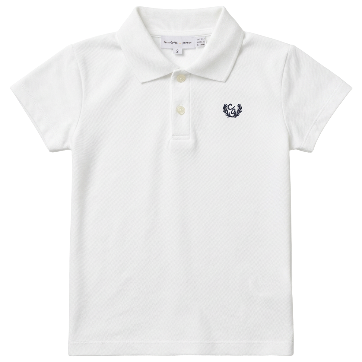 CHARLOTTE & GEORGE S/S POLO