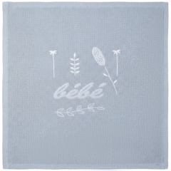FRAGILE EMBROIDERED FLOWERS CHUNKY BLANKET