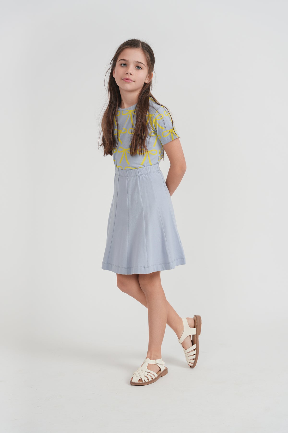 HOPSCOTCH MIDI PANEL SKIRT