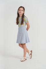 HOPSCOTCH MIDI PANEL SKIRT