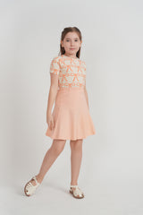 HOPSCOTCH MIDI PANEL SKIRT