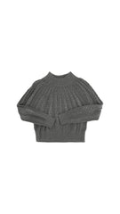 ERMANNO SCERVINO CABLE KNIT CRYSTAL DETAIL SWEATER