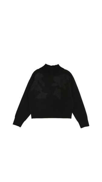 ERMANNO SCERVINO CREWNECK LOGO SWEATER