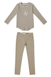 CREW LOUNGE 2PC STRIPED PJ'S