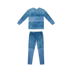 CREW LOUNGE 2PC TIE DYE PJ SET