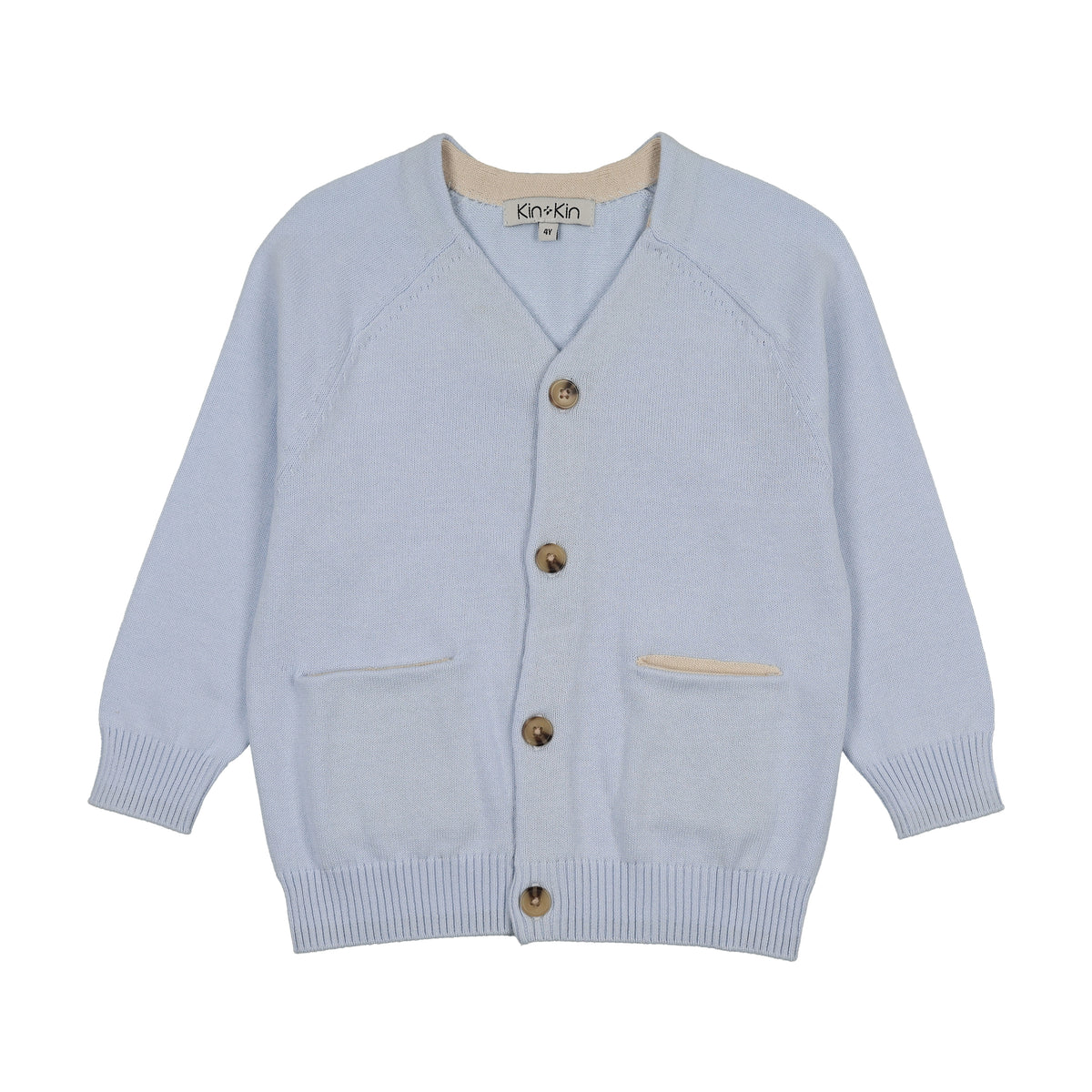 KIN KIN V-NECK CARDIGAN