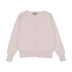 KIN KIN SCALLOPED EDGE CARDIGAN