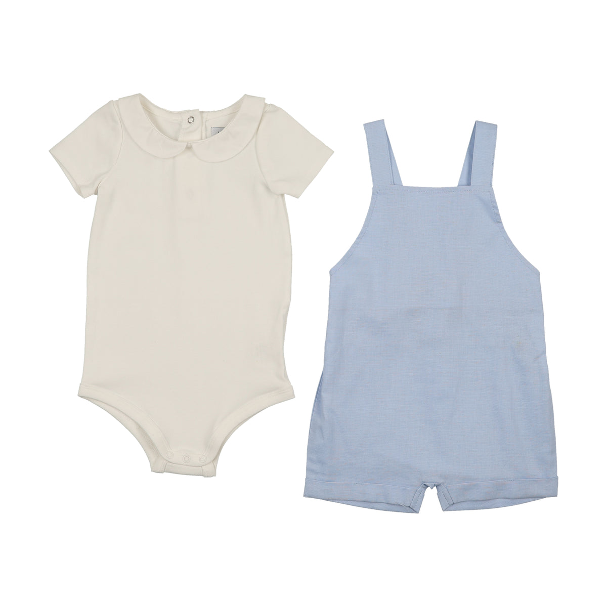 KIN KIN 2PC ONESIE WITH OVERALL SET