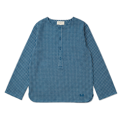 LOUIS LOUISE ONCLE TWILL CHECK BUTTON SHIRT