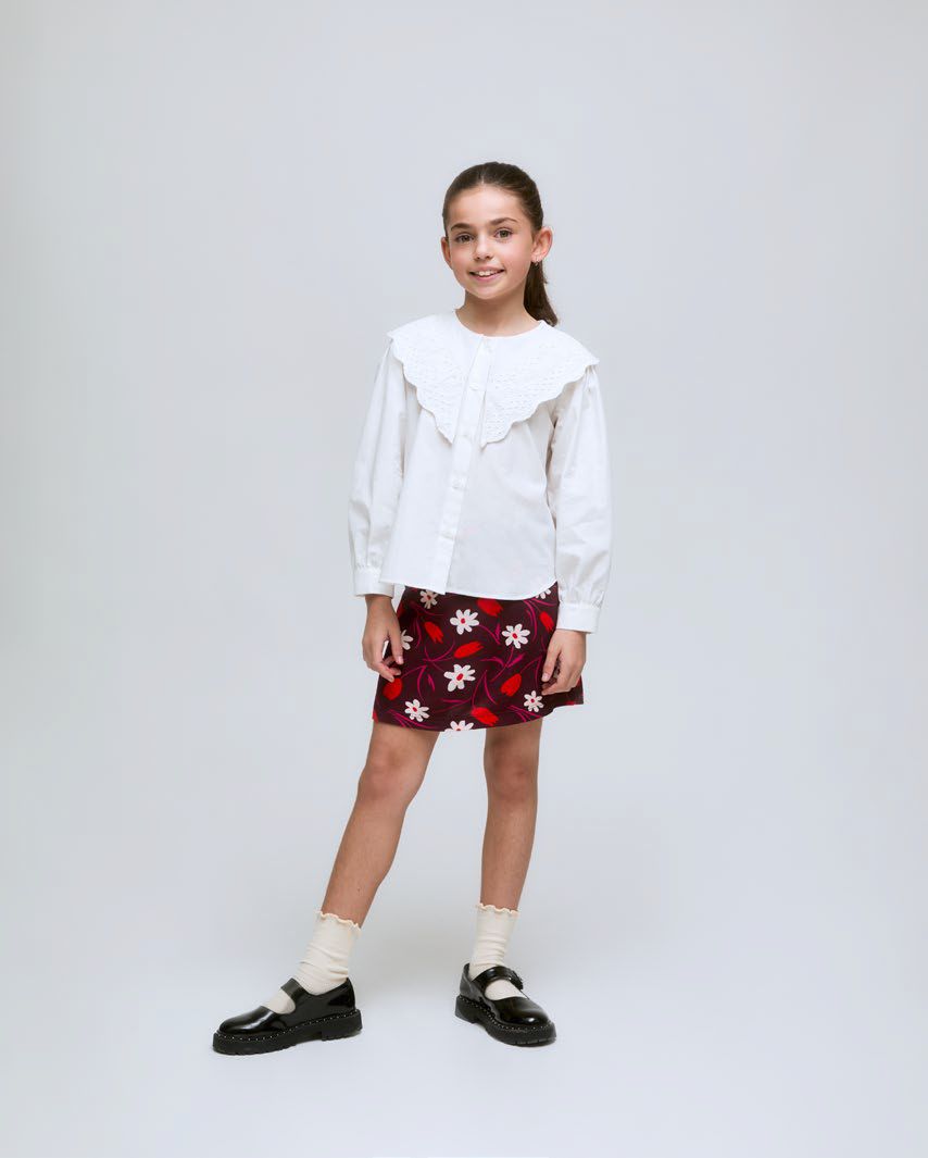 COMPANIA FANTASTICA MINI RUFFLE SHIRT