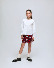 COMPANIA FANTASTICA MINI RUFFLE SHIRT