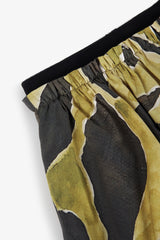 WOLF & RITA GATHERED PRINT SKIRT