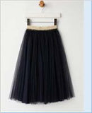 IL GUFO TULLE SKIRT WITH GOLD BAND