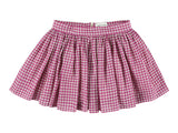 MORLEY 2PC PLAID BUTTON DOWN SHIRT AND PLEATED SKIRT