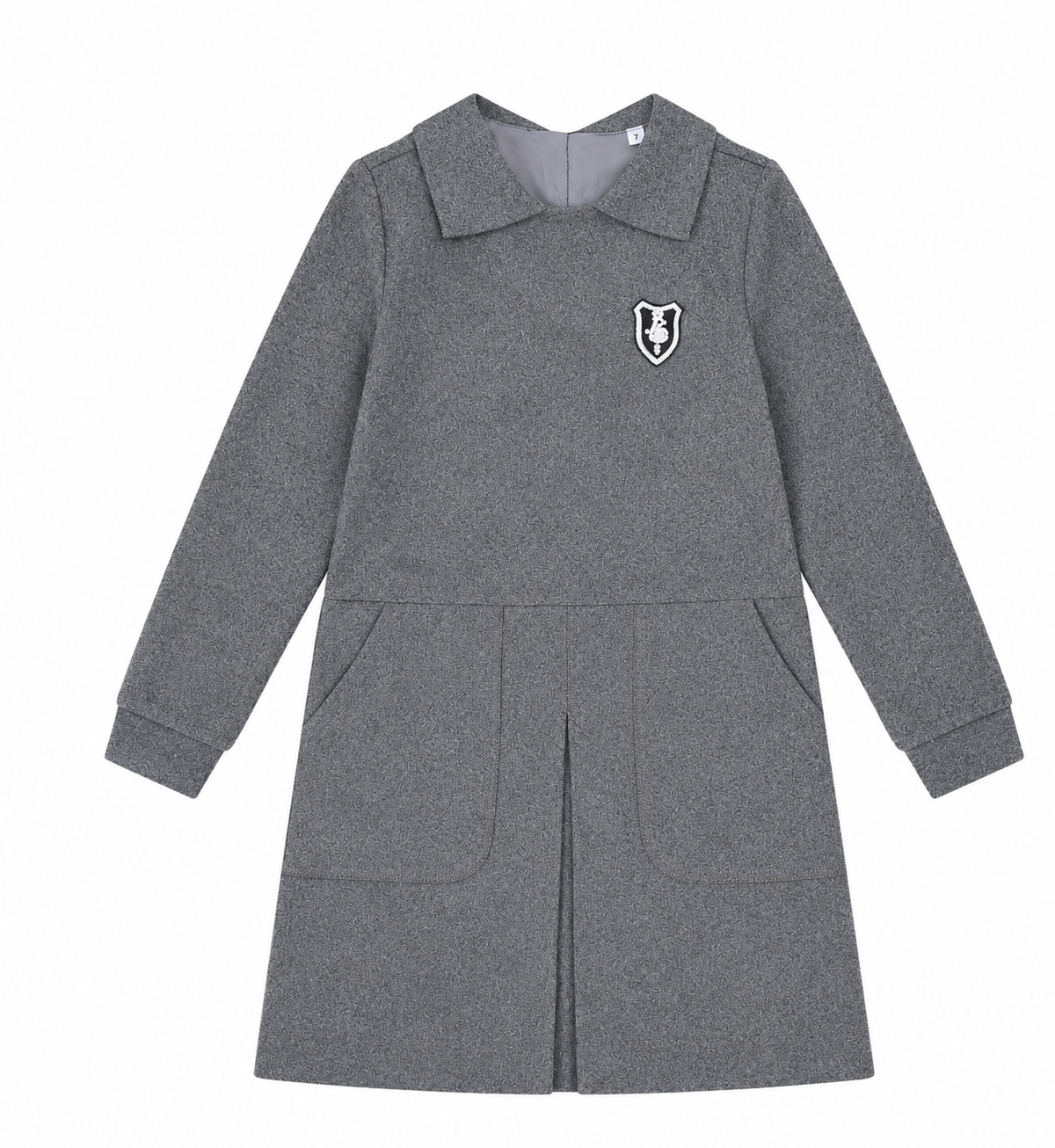 BOPOP EMBLEM WOOL DRESS