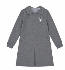 BOPOP EMBLEM WOOL DRESS