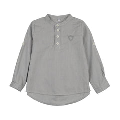 BOPOP CHECKED BLOUSE