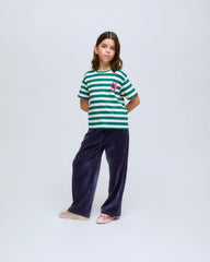COMPANIA FANTASTICA MINI STAR APPLIQUE STRIPED T-SHIRT