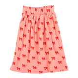 PIUPIUCHICK BOW PRINT SKIRT