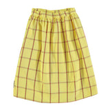 PIUPIUCHICK FRONT POCKETS CHECKERED SKIRT