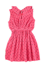 PIUPIUCHICK ALLOVER HEARTS PRINT COLLAR JUMPER