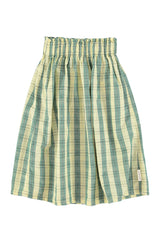 PIUPIUCHICK 2PC CHERRY PRINT TSHIRT WITH CHECKERED SKIRT