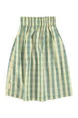 PIUPIUCHICK 2PC CHERRY PRINT TSHIRT WITH CHECKERED SKIRT