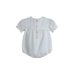 CERA UNA VOLTA ELI EMBROIDERED TOP  ROMPER