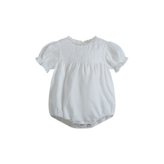CERA UNA VOLTA ELI EMBROIDERED TOP  ROMPER