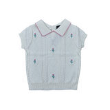 SWEET THREADS 2PC KNIT BRAID FLOWER SANDRA SET