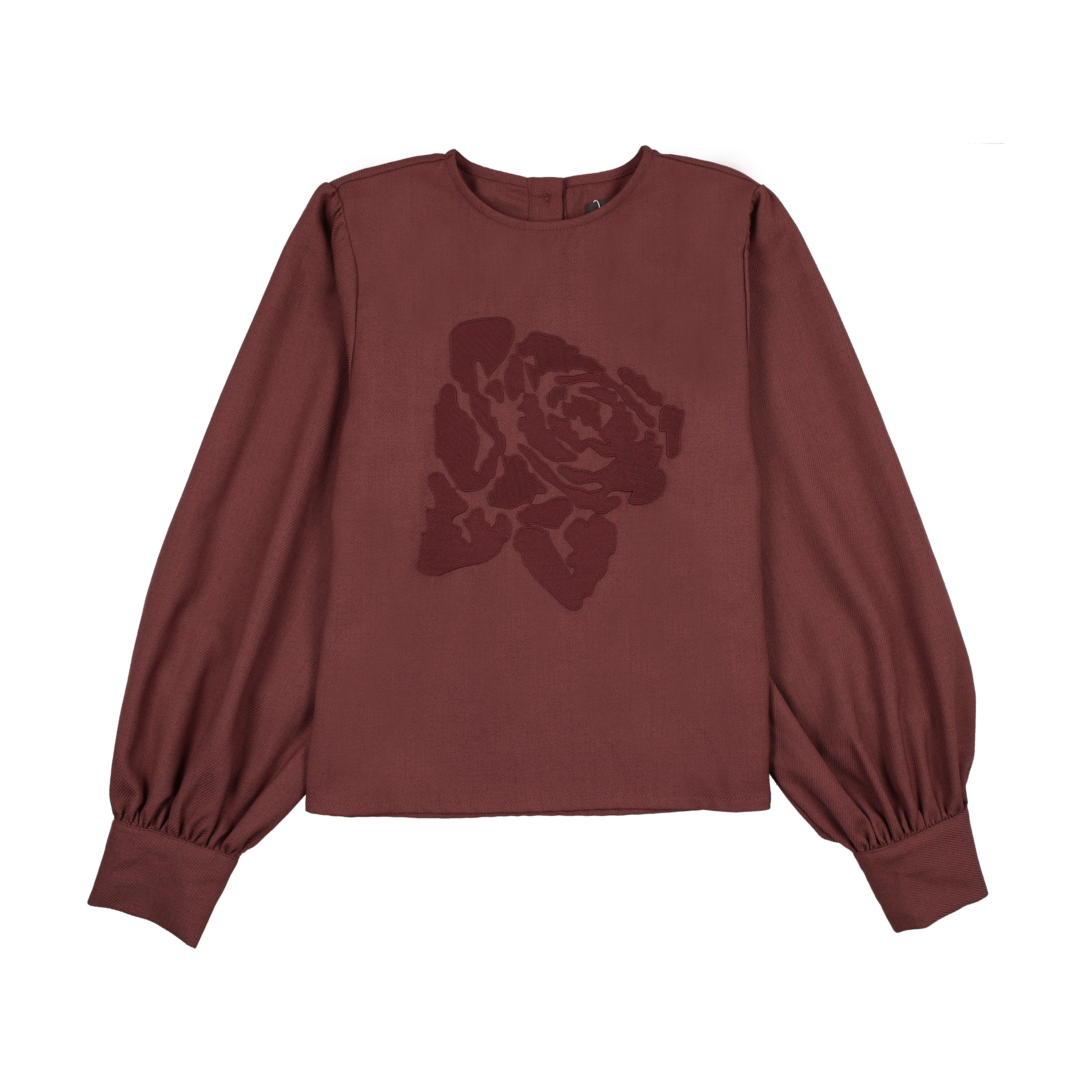 SWEET THREADS 2PC MONICA EMBROIDERED FLOWER SWEATER WITH SKIRT SET