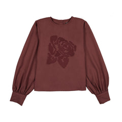 SWEET THREADS 2PC MONICA EMBROIDERED FLOWER SWEATER WITH SKIRT SET