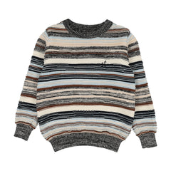 SWEET THREADS GLACIER STRIPED SWEATER