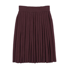 SWEET THREADS 2PC HERITAGE COLLARED KNIT TOP WITH PLEATED KNIT SKIRT