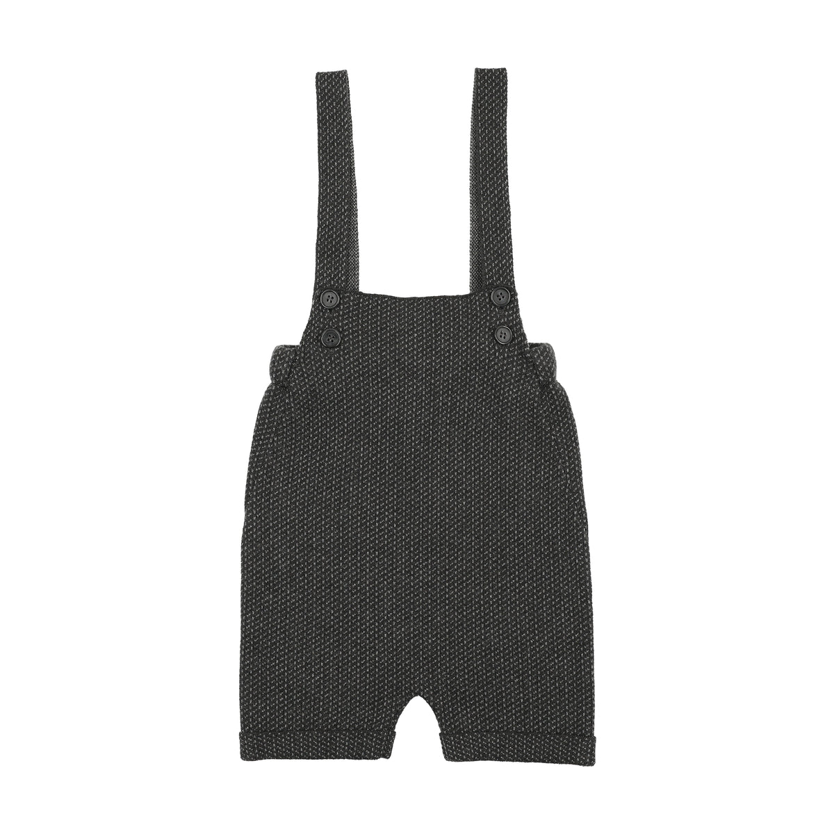 SWEET THREADS MONOCHROME PATTERNED KNIT ROMPER