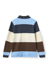 COPENHAGEN COLORS L.S STRIPED PIQUE POLO