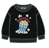 MOSCHINO POPCORN LOGO GRAPHIC SWEATSHIRT