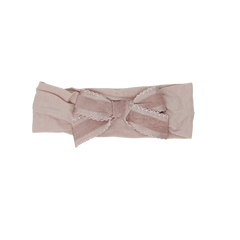 BANDEAU SCALLOP GROSSGRAIN VELVET BABY MODAL BAND