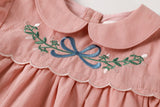 NOU NELLE SS SCALLOP EMBROIDERED DRESS