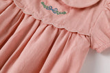 NOU NELLE SS SCALLOP EMBROIDERED DRESS