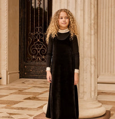 LITTLE PARNI VELOUR MAXI JUMPER