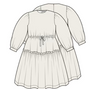 JESSIE AND JAMES POOKIE TIERED PUFF SLEEVE DRESS