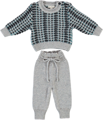 BEBE ORGANIC SEAN 2PC CROCHET SET