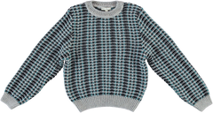 BEBE ORGANIC SEAN CROCHET SWEATER