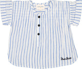 LOUIS LOUISE 2PC SAUL STRIPED SHIRT WITH LONDON BLOOMER