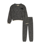 RETRO KID 2PC SILAS KNIT VNECK WITH PANTS SET