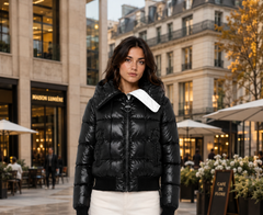 ARBEL OUTERWEAR WHITE PLACKET BOMBER